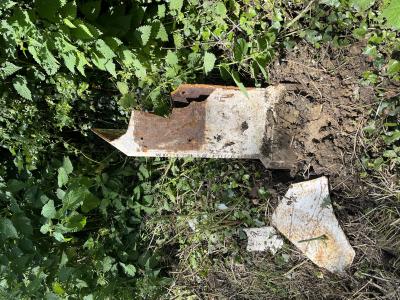 Destruction & loss of a Victorian listed mile marker on the A359